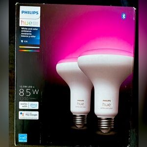 Philips Hue, Lightbulbs White, and Color (Bluetooth)